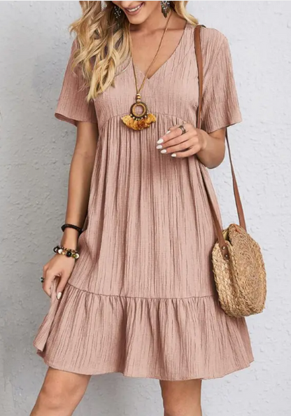 Wave Texture Cake Dress