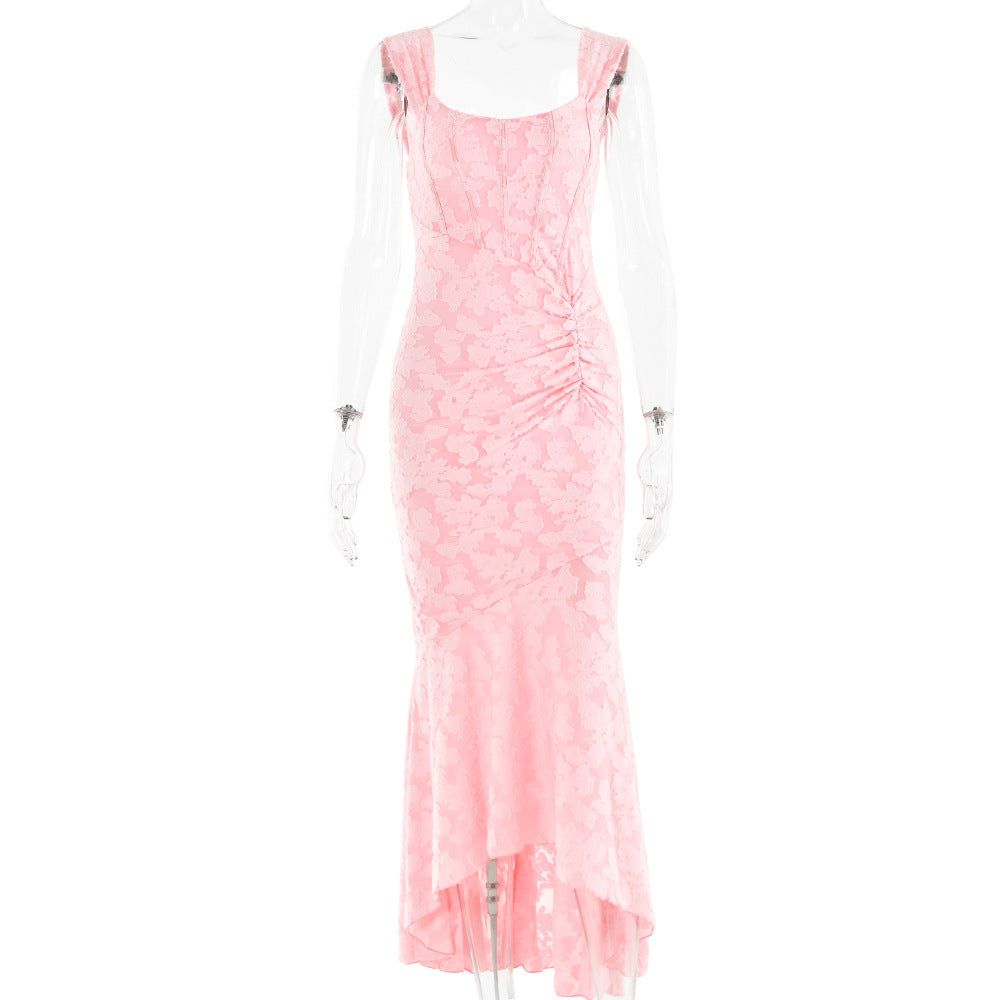 Fashion Off-Shoulder Tube Top Fishtail Dress