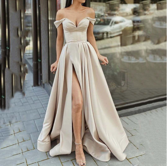 Vivid Backless V-Neck Tube Dress