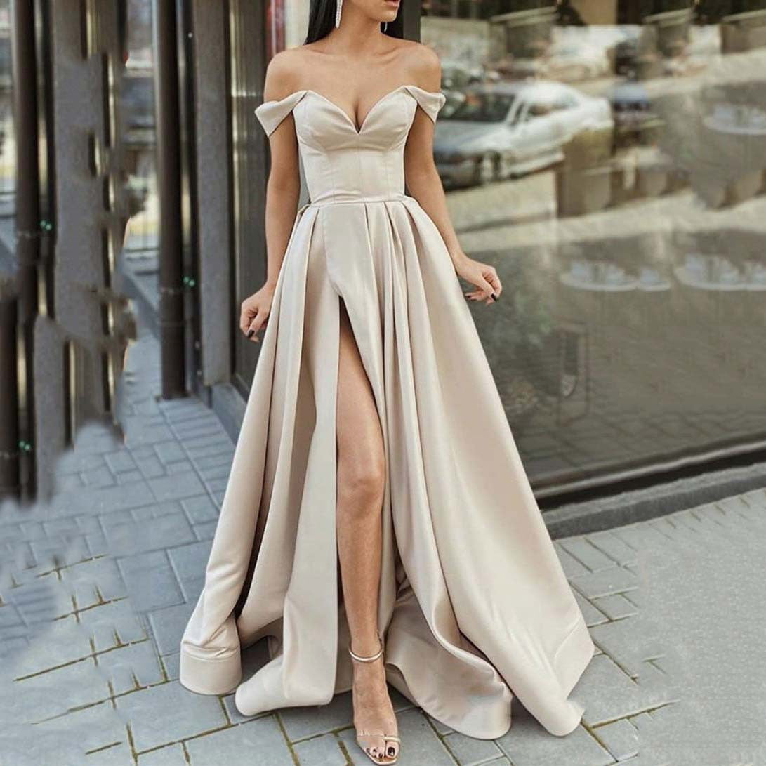 Vivid Backless V-Neck Tube Dress