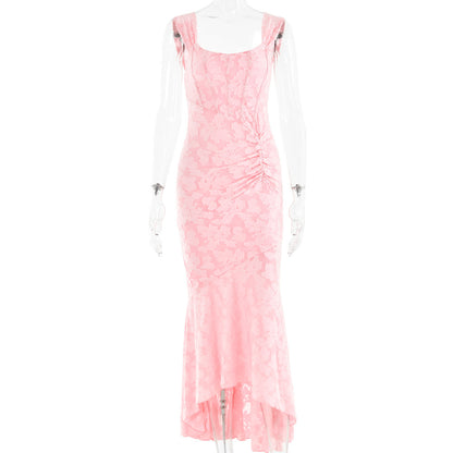 Fashion Off-Shoulder Tube Top Fishtail Dress
